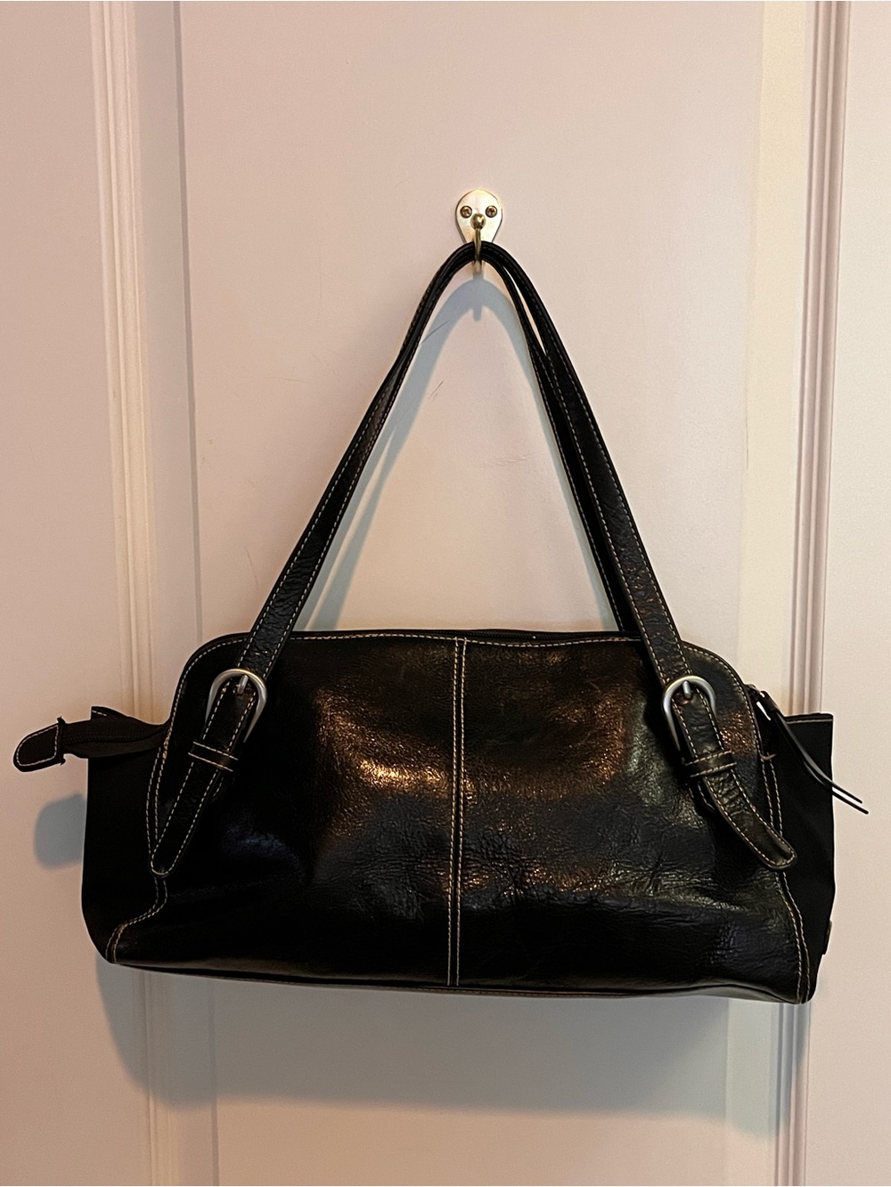 Franco Sarto Black Shoulder Bag